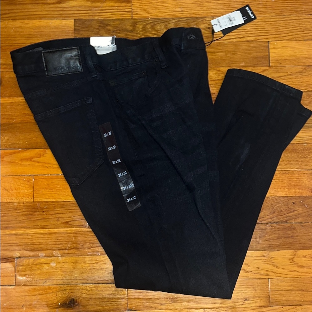 ⭐️🌴 Express Slim Skinny Fit Black Jeans